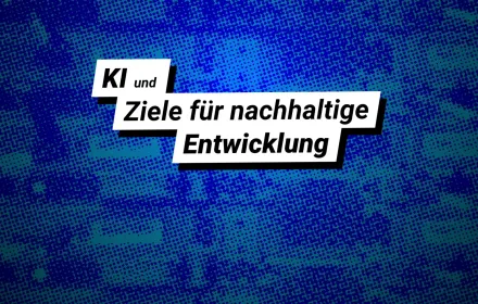 Kachel KI und Ziele für nachhaltige Entwicklung