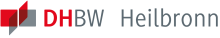 DHBW Heilbronn Logo, rotgrau