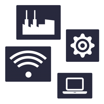 Grafik Icons Industrie 4.0